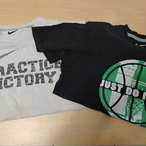Bundle of 2 Nike Graphic Tees - Just Do It & Victory Designs